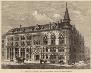 New Dock House of the East and West India Dock Company in Billiter Square