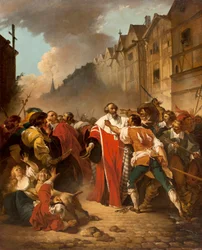 President Mole Manhandled by Insurgents, 1778-79