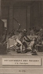 Uprising of the Black slaves in Jamaica in 1760, 1800.