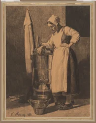 Servant Drawing Water from the Fountain