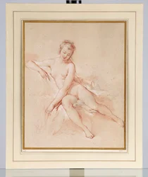 A Seated Female Nude