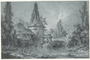 Landscape with a Tower, in the Vicinity of Beauvais
