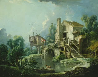 The Quiquengrogne windmill at Charenton, or the Charenton Windmill