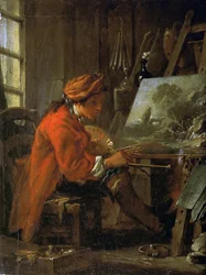 The Painter in His Studio (Self-Portrait)