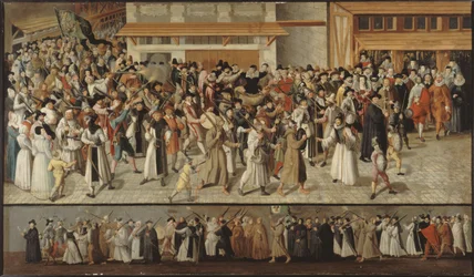 Procession of the Holy League in the Streets of Paris, ca. 1590