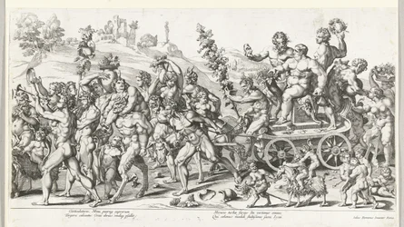 Triumph of Bacchus, Right Half
