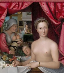 A Lady in Her Bath