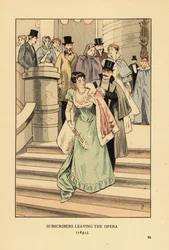 Subscribers Leaving the Opera