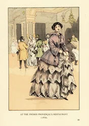 Woman at the Freres Provencaux Restaurant, Paris