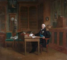 King Louis XVIII in His Study at the Tuileries