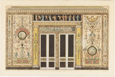 Design for a Wall Elevation in a Music Room