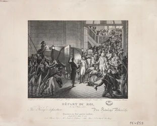 Departure of the King, 19 March 1815