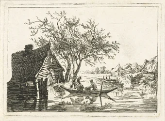 River Landscape with Farm