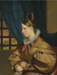 Duchesse de Berry imprisoned in the Chateau of Blaye, End 1830s