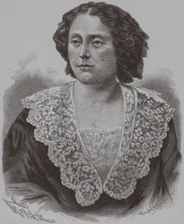Portrait of Princess Nino Aleksandrovna Griboyedova née Chavchavadze, 1886