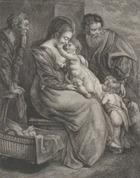The Holy Family with Saint Elizabeth and Saint John the Baptist