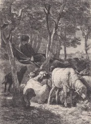 The Shepherd, from Le Magasin Pittoresque