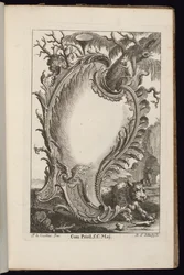 Cartouche with Tree, Book of Irregular Cartouches