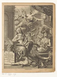 Allegory with Female Personifications of Truth and Possibly Virtues and Vices