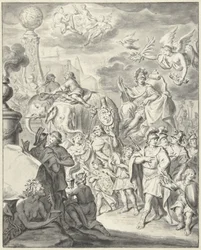 Allegorical triumphal procession of a prince or general