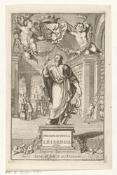 Asclepius (Title Page for: S.n., Pharmacopoea Leidensis, 1770)