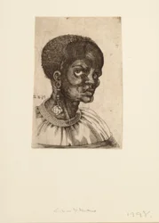 A Black Man in Three-quarter Profile, 1522.