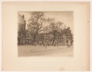 View of the Noordermarkt in Amsterdam