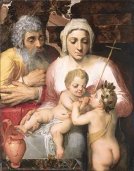 The Holy Family with Saint John the Baptist, 1546