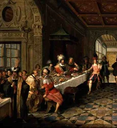 Detail of Feast (detail)