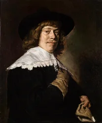 Portrait of a Young Man Holding a Glove, c1650
