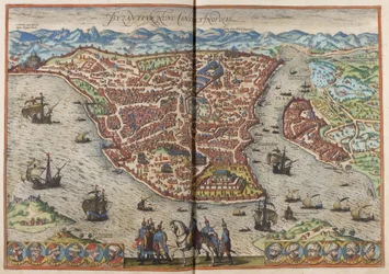 Byzantium. Constantinopolis From: Civitates Orbis Terrarum