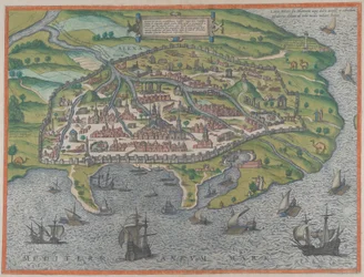 Map of Alexandria, 1575