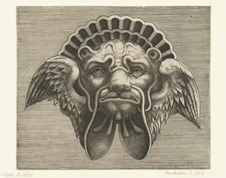 Mask with Wings Instead of Ears and a Headdress in the Shape of a Shell