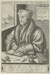 Portrait of Desiderius Erasmus