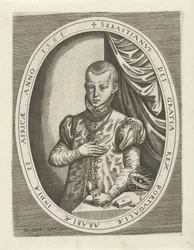 Portrait of Sebastian I of Portugal (Portraits of Kings, Queens, Princes, and Princesses series)