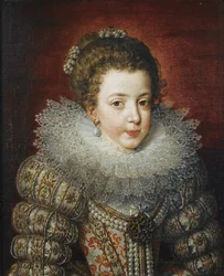 Portrait of Elisabeth of France, Queen Consort of Spain (1602-1644)