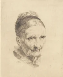Head of an Old Woman, Madam Rasmussen