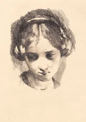 Head of a Young Girl Seen from the Front
