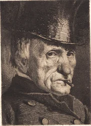 Man with Hat and Cigar