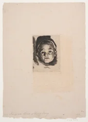 Test Plate: Head of a Little Boy