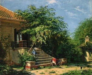 Garden Stair by Blege Pond
