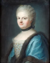 Portrait of Marie Leszczynska, Queen of France