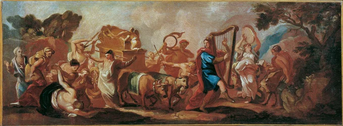 The Transfer of the Ark of the Covenant by the Singing and Dancing David