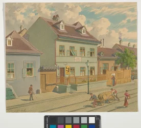 19th district, Gymnasiumstraße 87 - Home and place of death of Josef Lanner