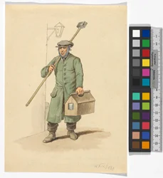 From a street-criers series: Lamplighter