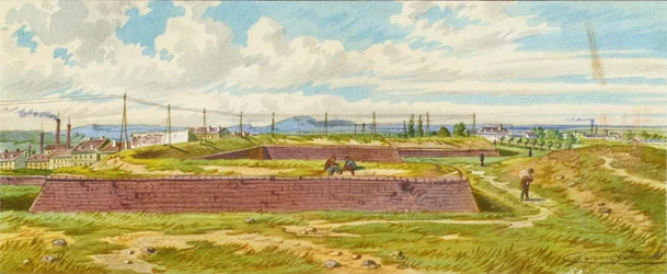 The St. Marx Line in Vienna, near the Arsenal