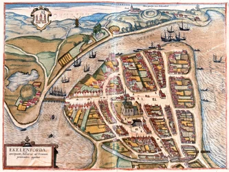 Eckernforde, Germany (engraving)