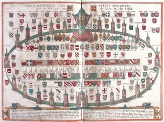 Hainaut Province, Belgium (Engraving)