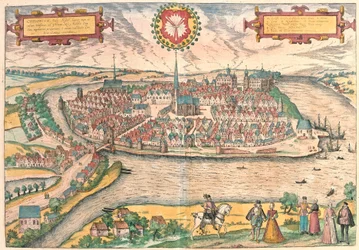 Kiel, Germany (engraving)