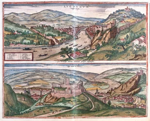 Lyon - Vienne, France (engraving)